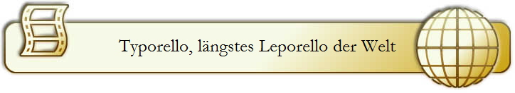 Typorello, l�ngstes Leporello der Welt